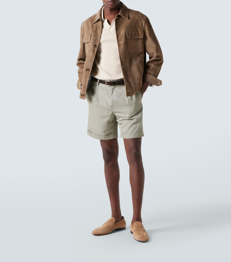 Tod's Suede penny loafers outlook