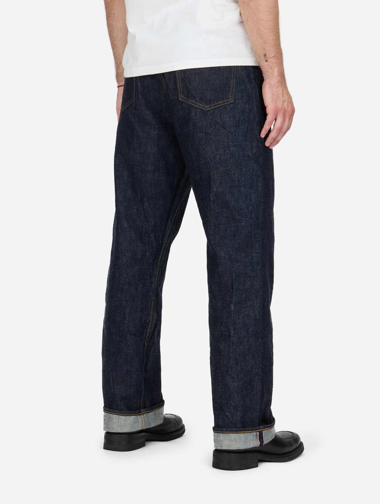 RS-100xk - Relaxed Straight - Rinsed Indigo Kibata - 5