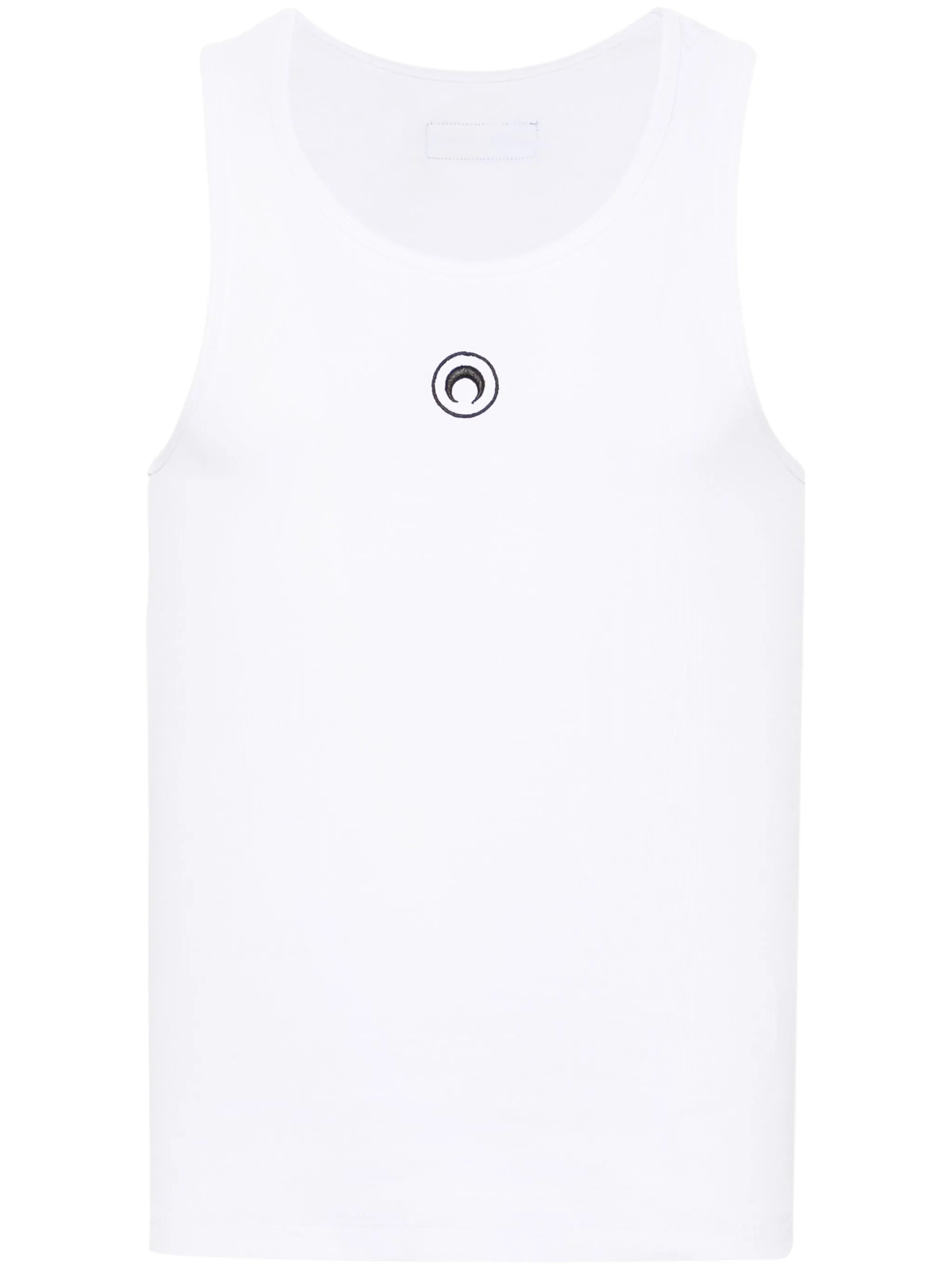 Crescent Moon-embroidered Tank Top - 1
