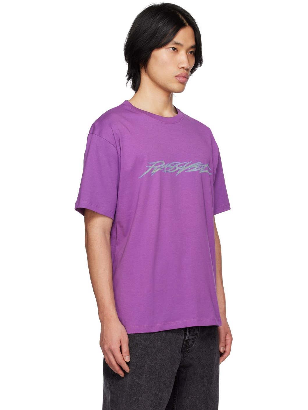Purple Printed T-Shirt - 2