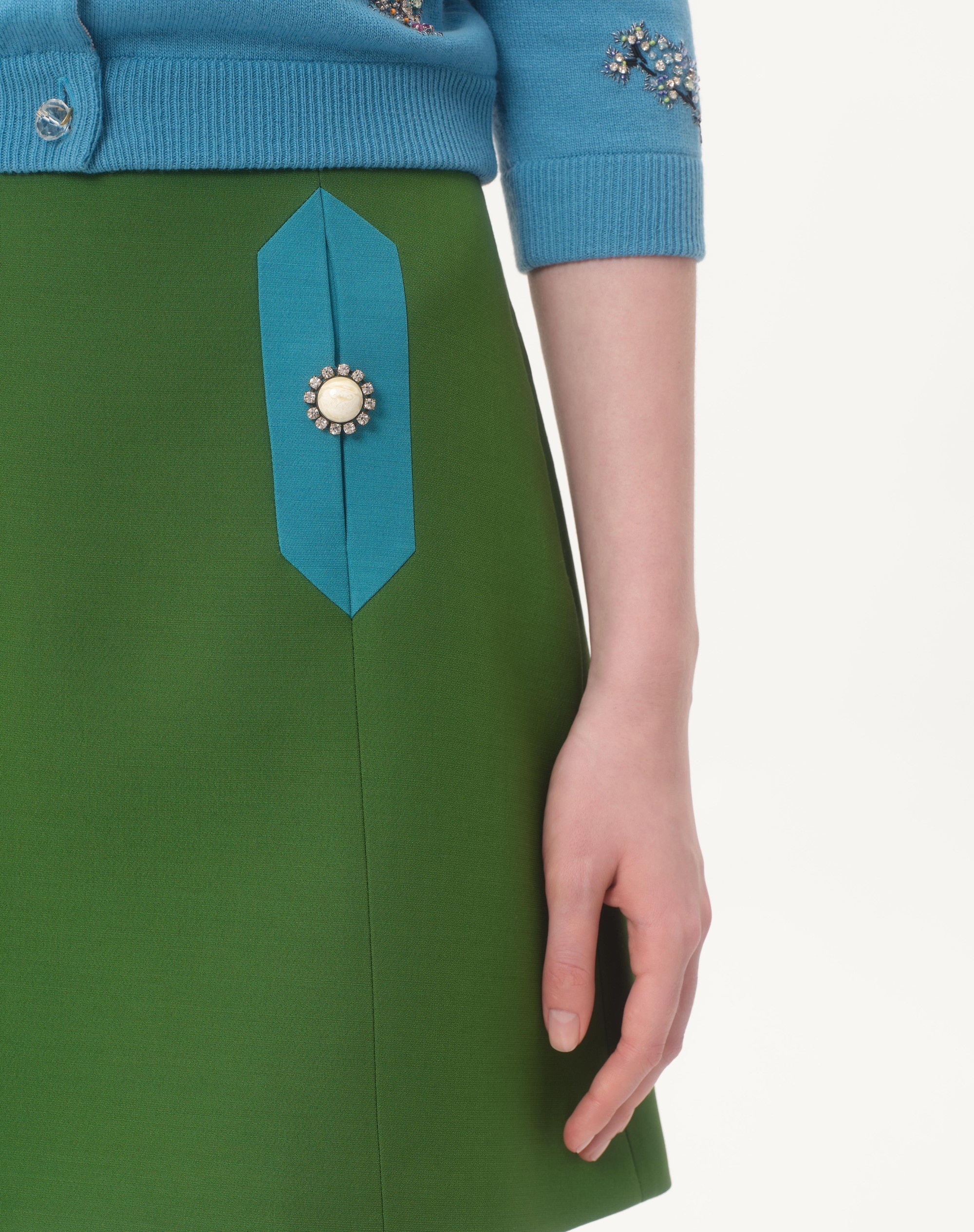 CREPE COUTURE SKIRT - 4