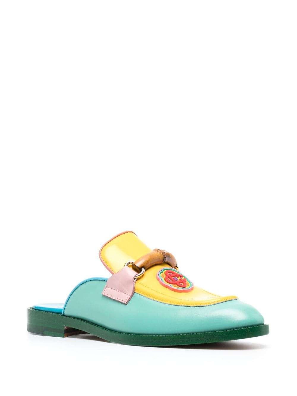 Rainbow Monogram Memphis mules - 2