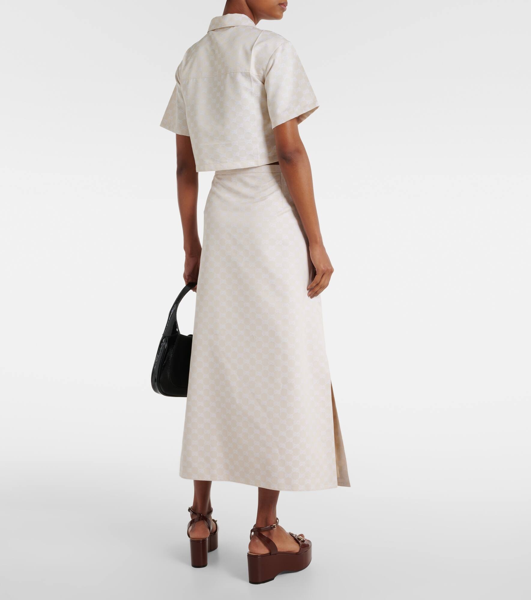 GG gabardine shirt - 3