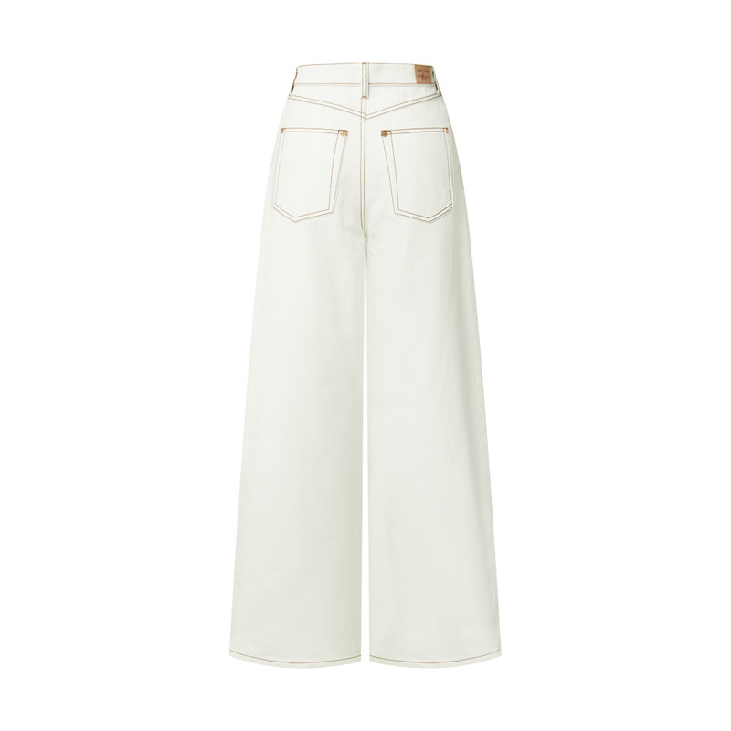 Contrast Stitch Utility Jeans 3