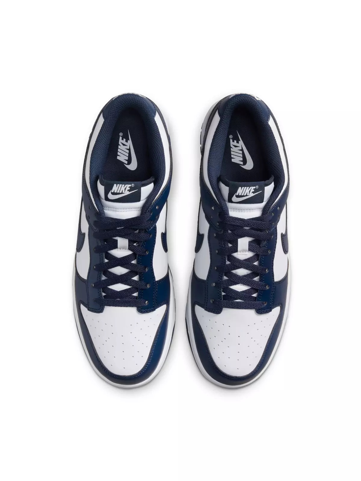 Dunk Low Retro "White/Midnight Navy" Men's Shoe - 6