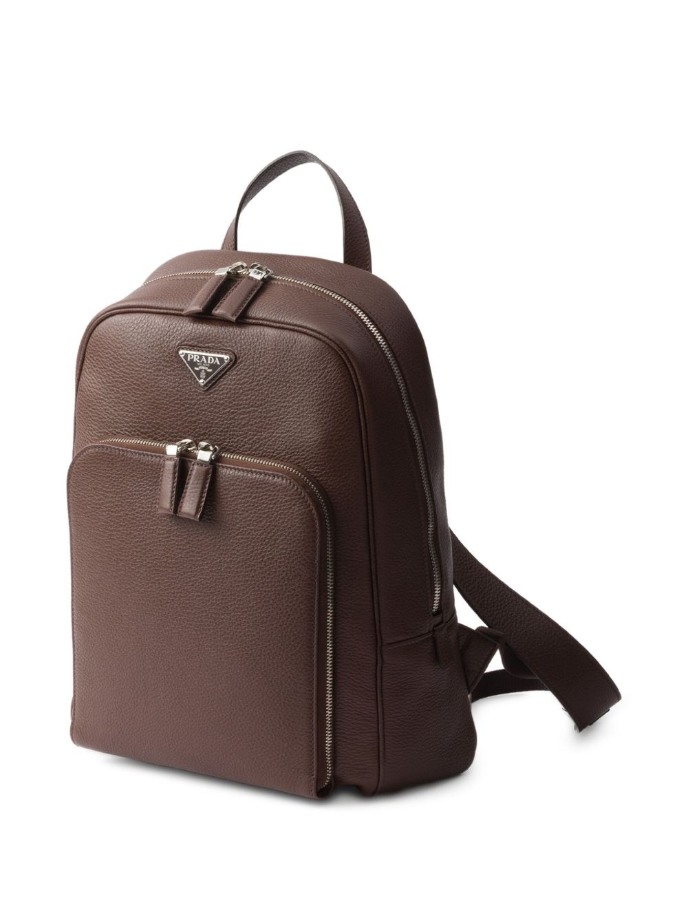 structured leather backpack - 5