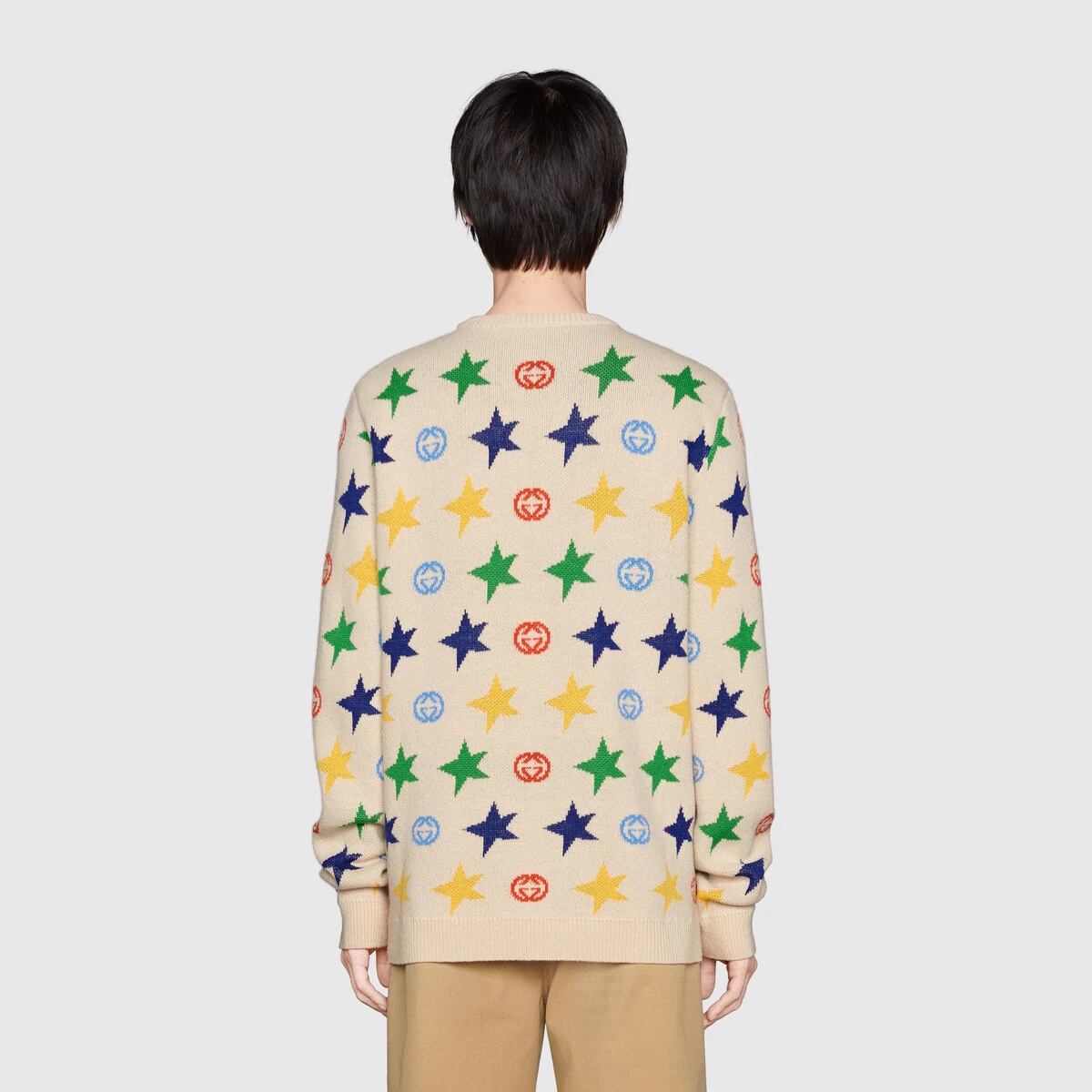 Wool sweater with stars - 4