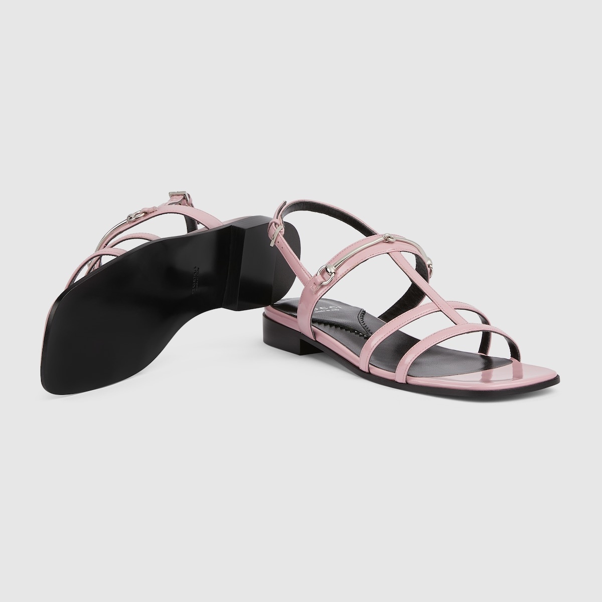 Women's slim Horsebit flat sandal - 5