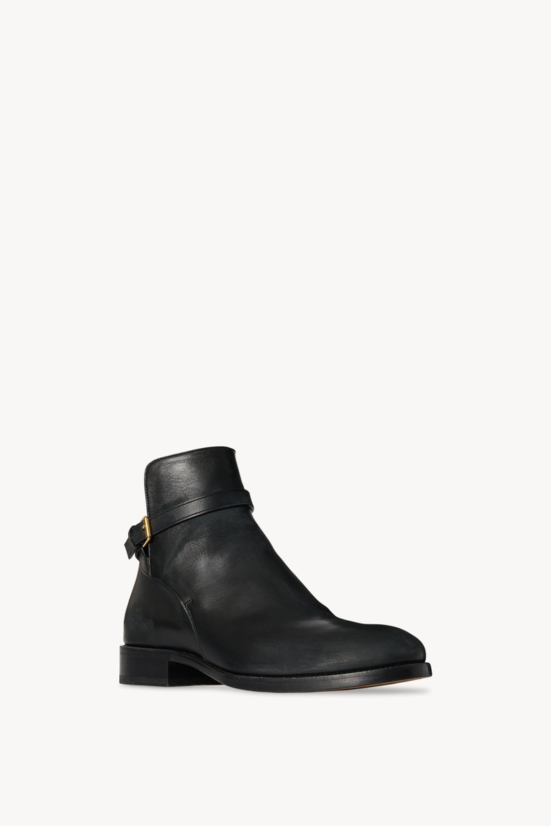 The Row Nobilis Buckle Boot in Leather outlook