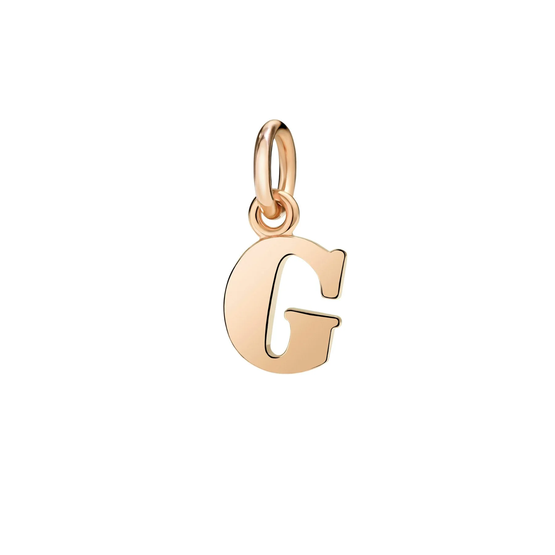 ROSE GOLD LETTER G CHARM - 1