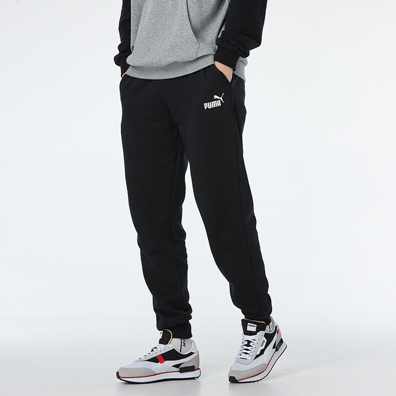 PUMA Ess Logo Pants Fl Cl Pants 'Black' 846385-01 - 5