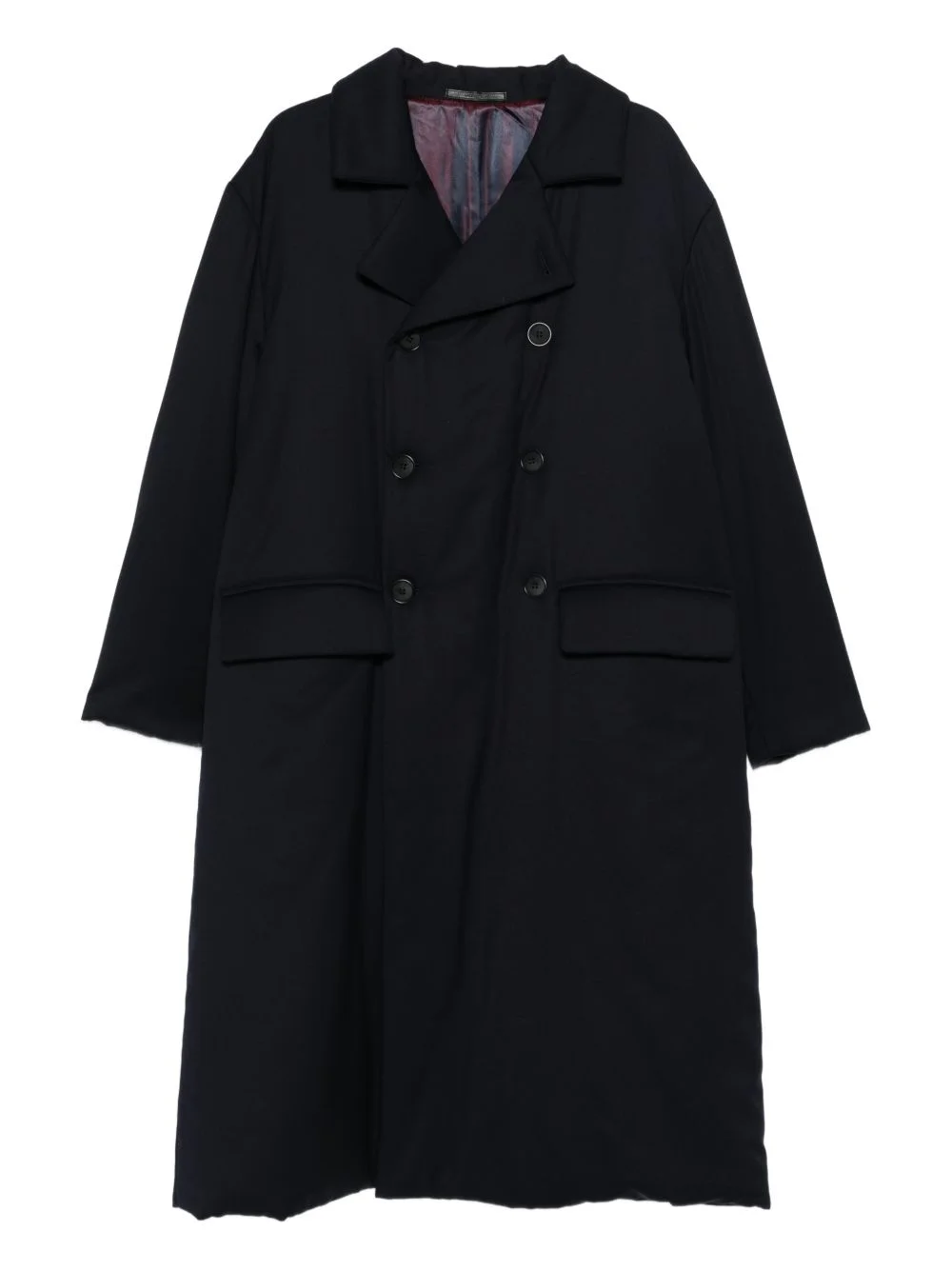 double-breasted pocket coat - 1