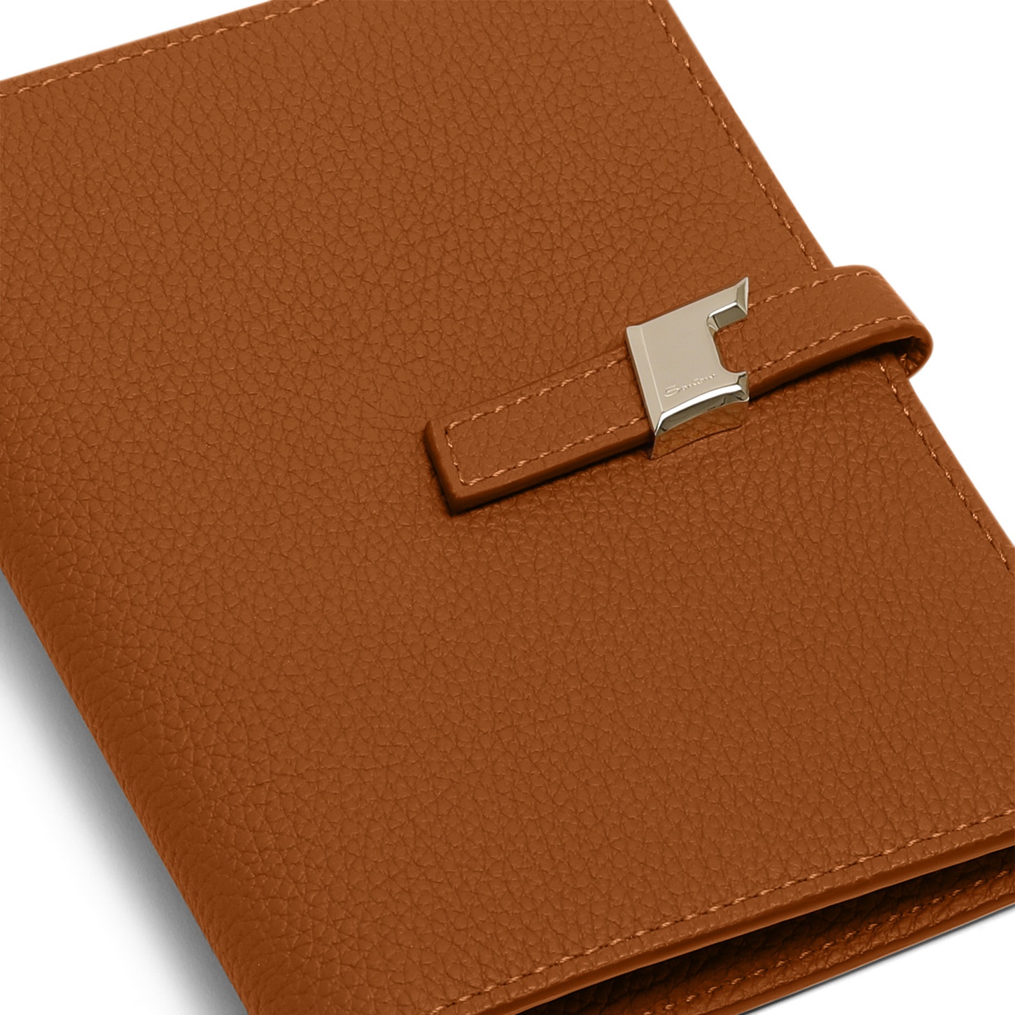 Light brown tumbled leather wallet with coin pocket - 5