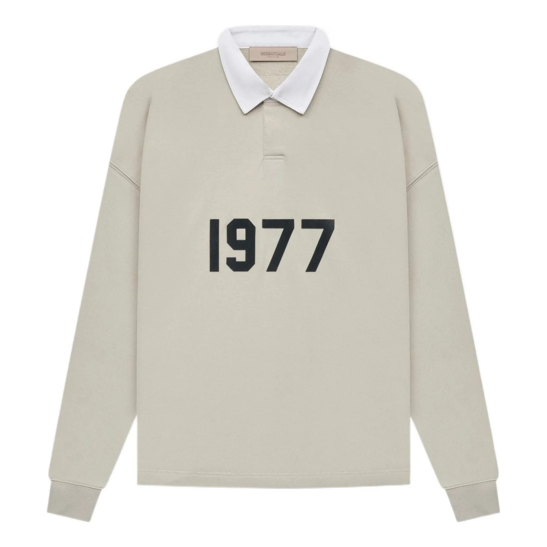 Fear of God Essentials SS22 1977 Henley Rugby Polo Shirt 'Oatmeal' FOG-SS22-106 - 1