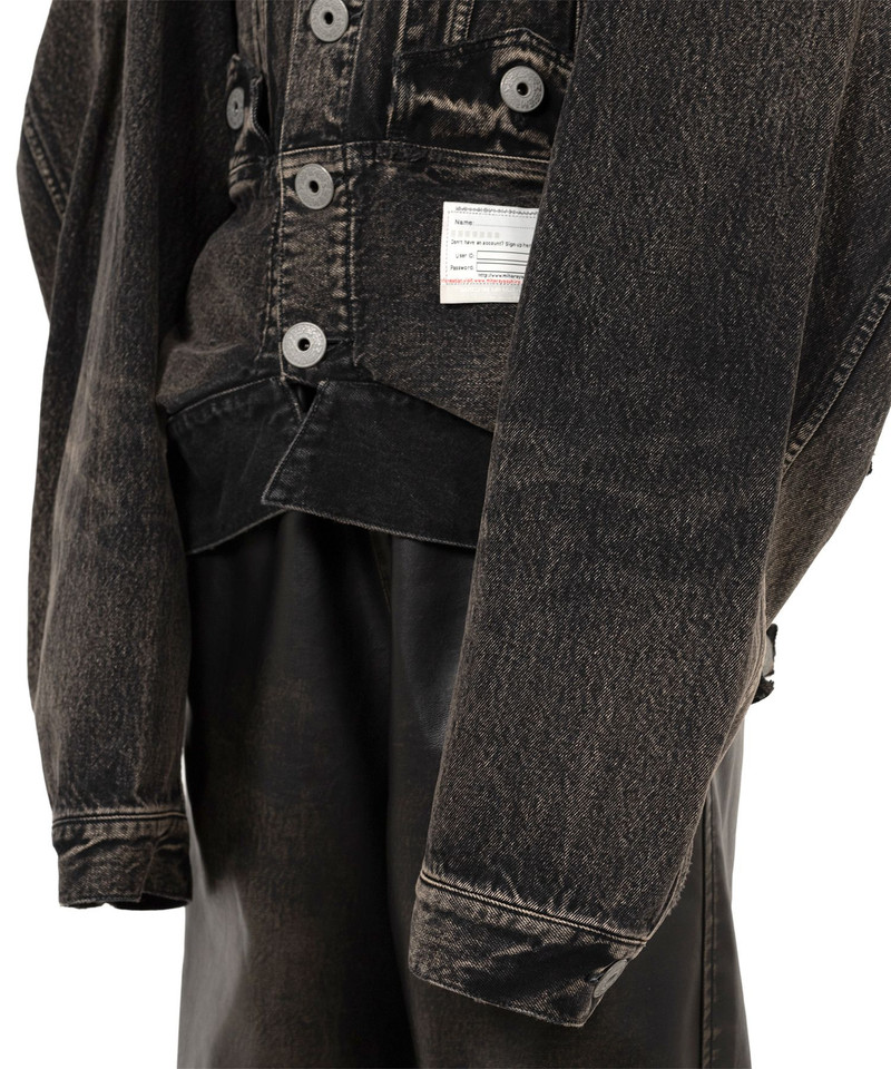 Reversed Front Denim Jacket 8