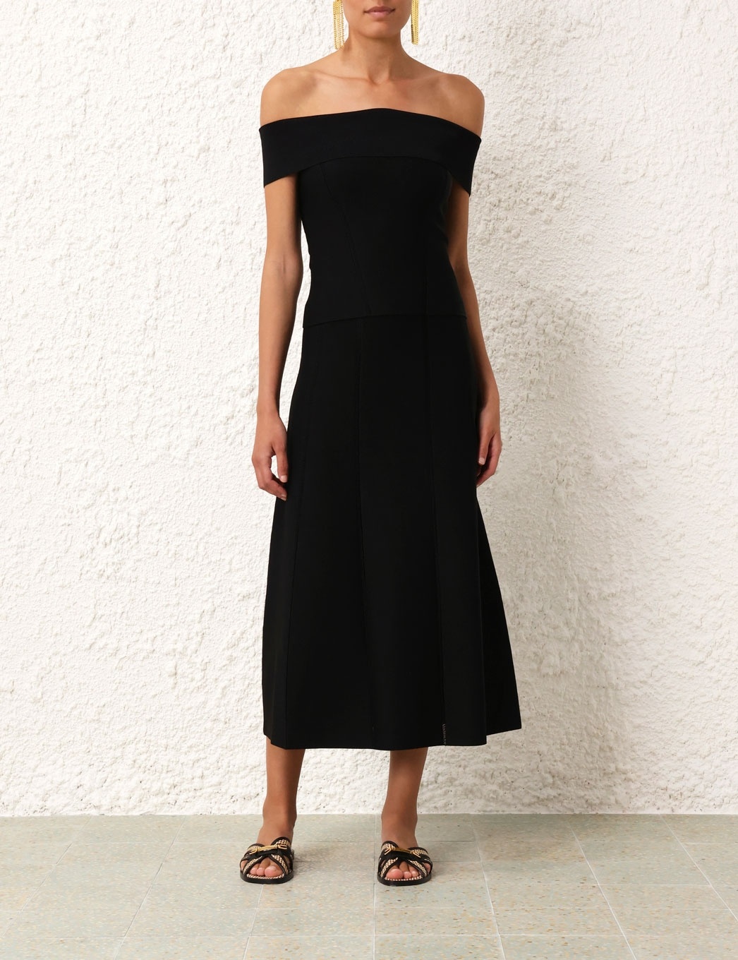 MATCHMAKER KNIT PANELLED SKIRT - 2