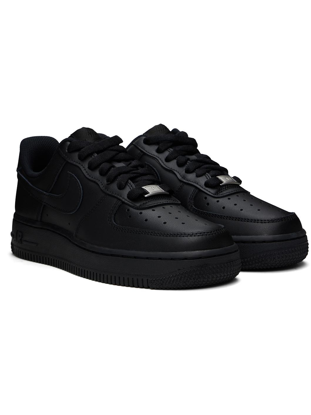 Black Air Force 1 '07 Sneakers - 4