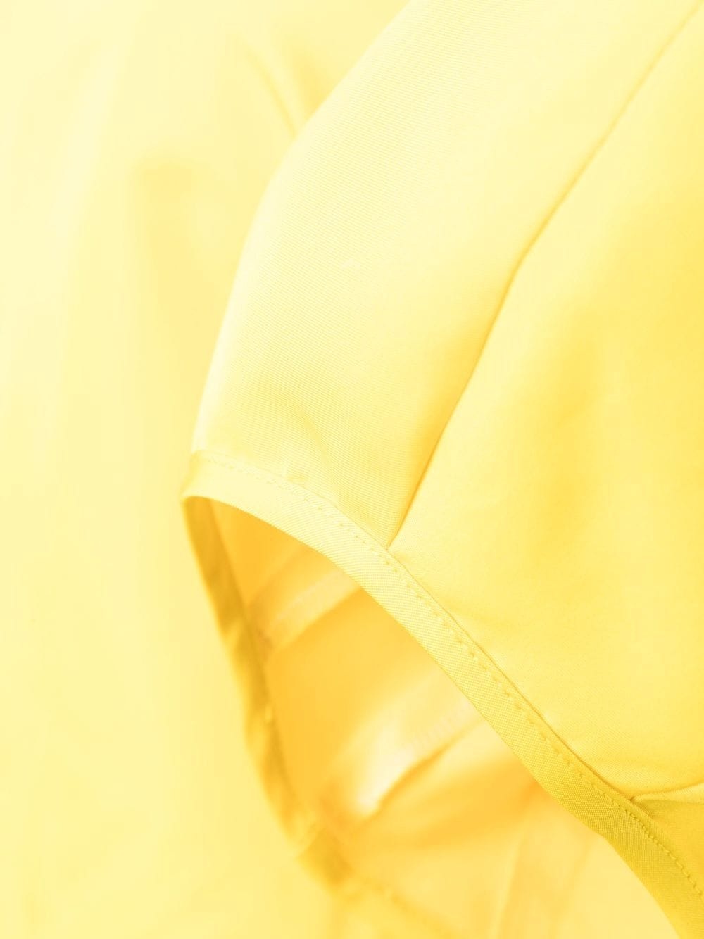belted puff-sleeve dress - 8