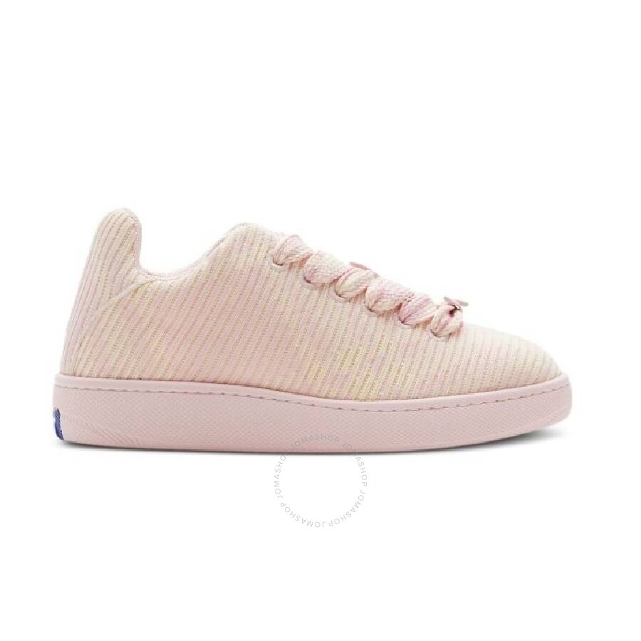 Burberry Check Knit Pattern Box Sneakers - 1