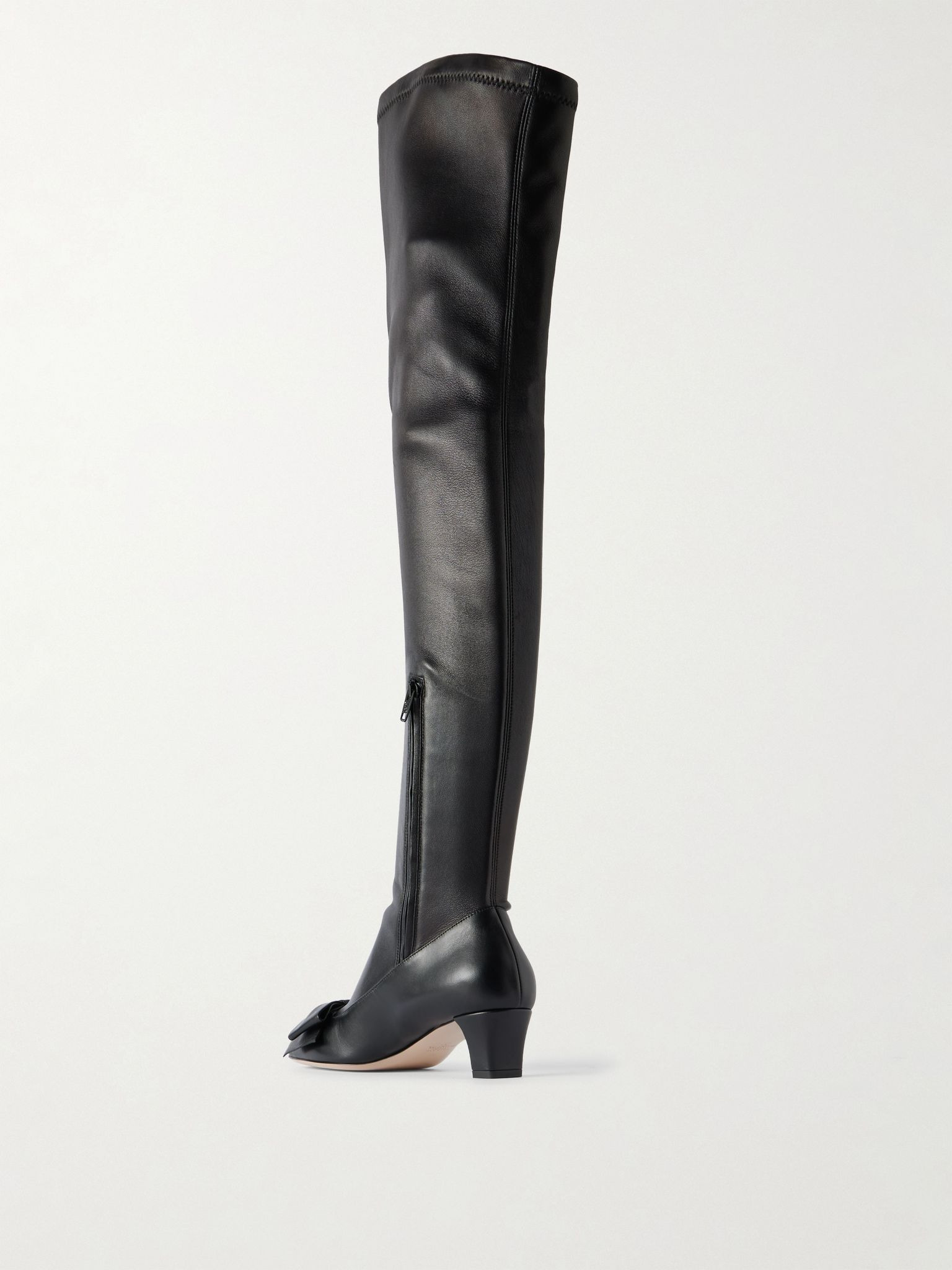 Bowow 45 leather over-the-knee boots Black - 3
