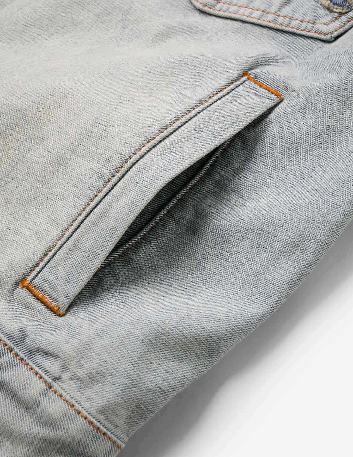 Godhead Jacquard Relax Fit Denim Jacket - 12