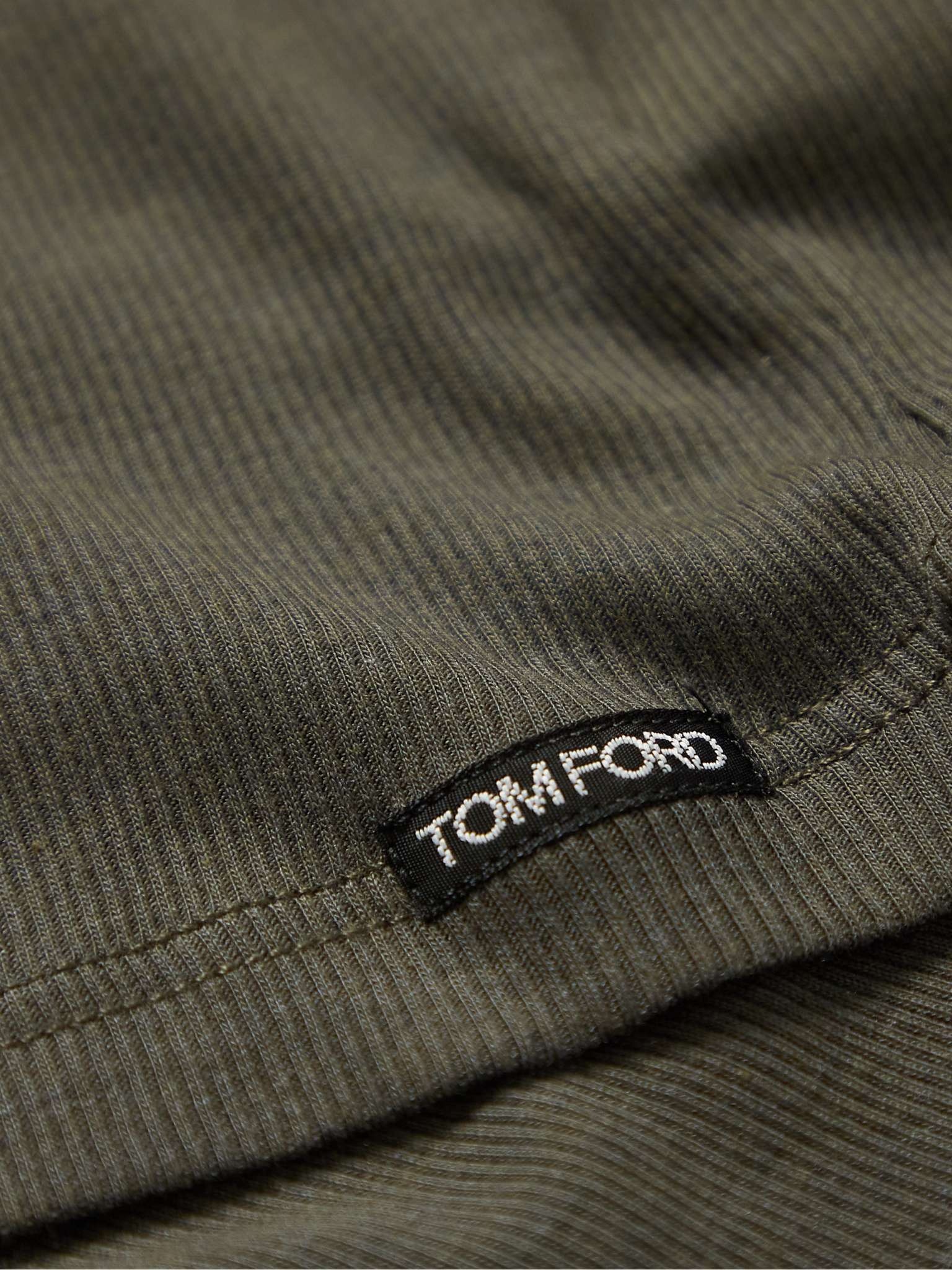 Ribbed Cotton and Modal-Blend Tank Top - 4