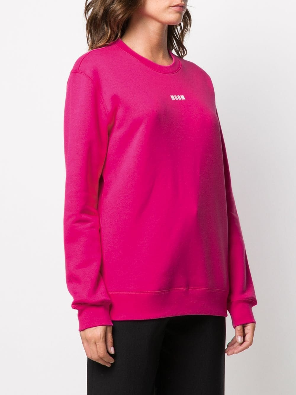 logo print sweatshirt - 3