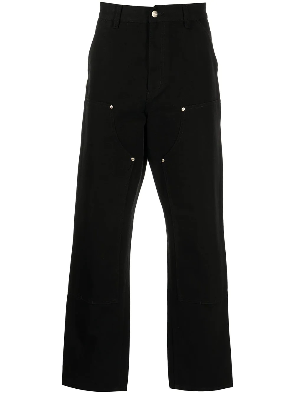 Single Knee straight-leg trousers - 1