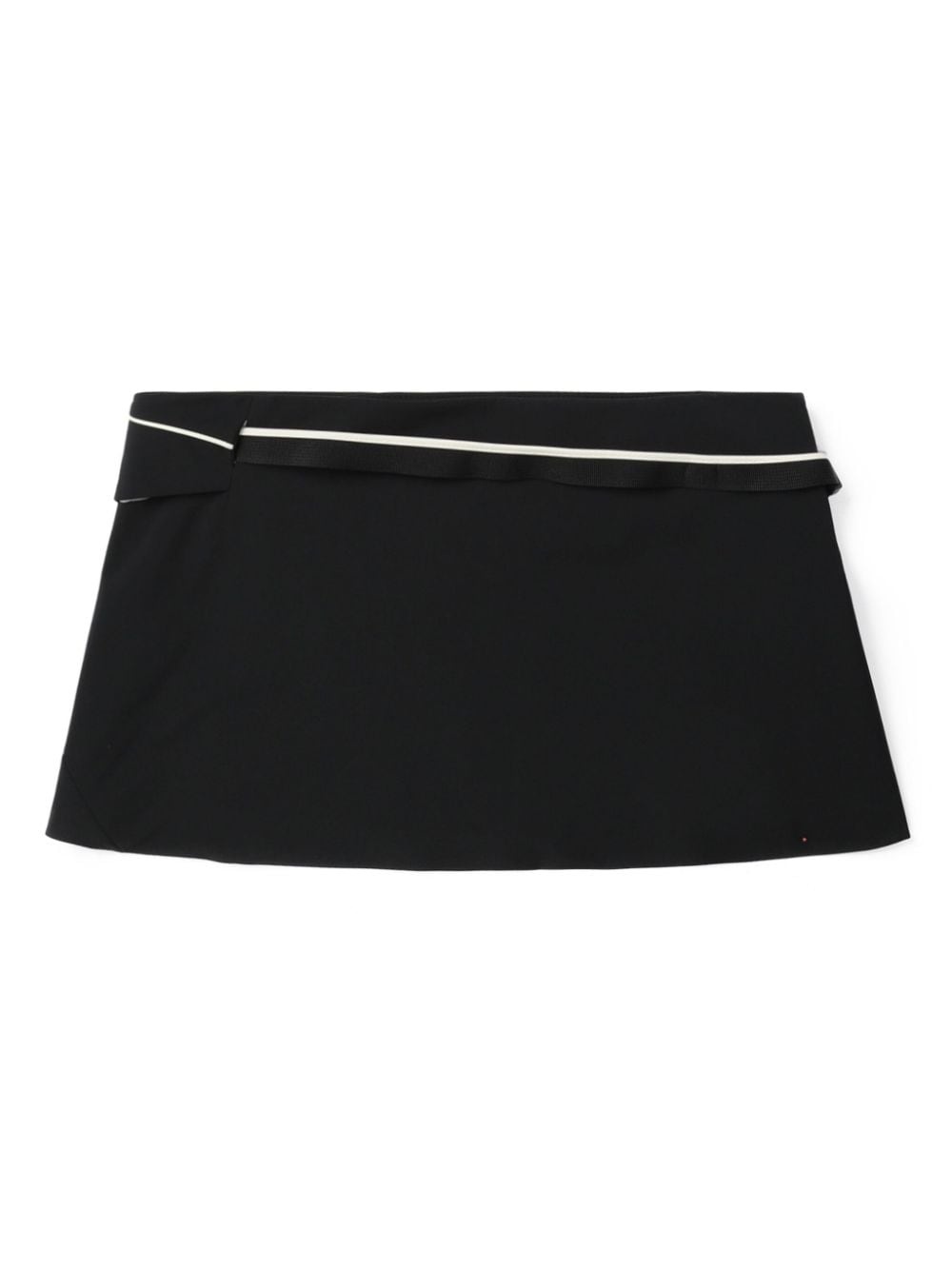 panelled low-rise miniskirt - 6