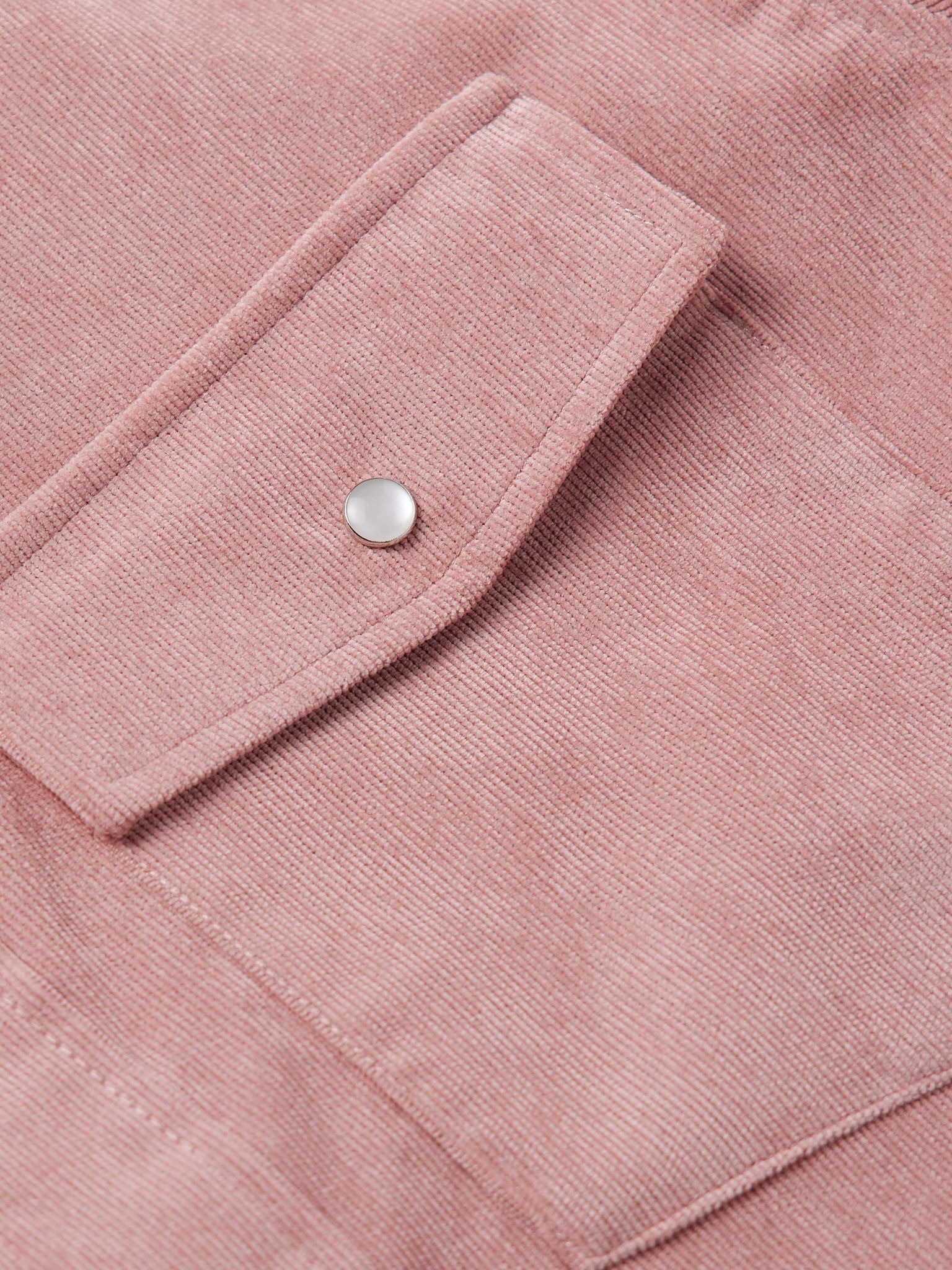 Maurice Corduroy Overshirt Antique rose - 4