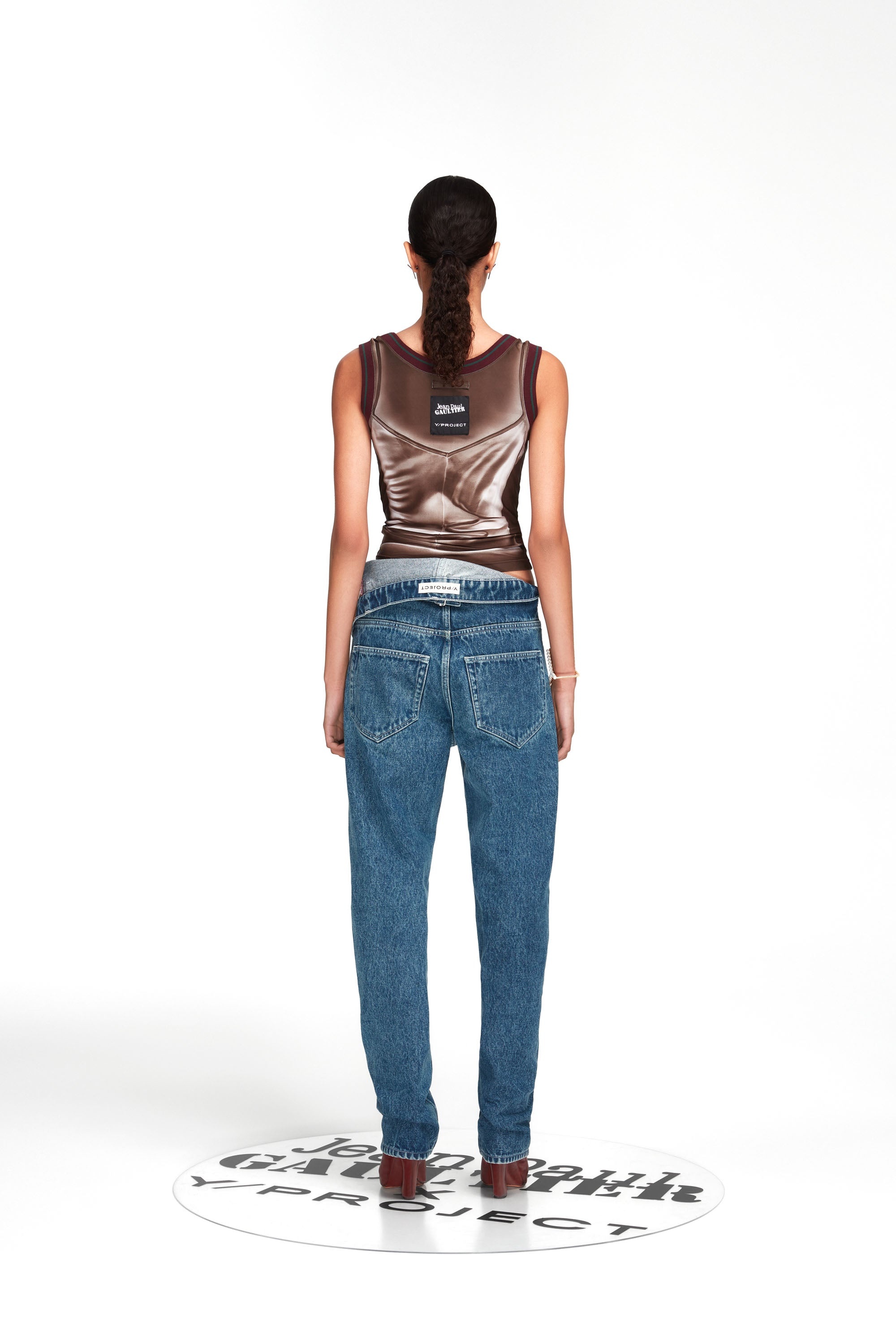 Trompe L'oeil Lingerie Tank Top - 2