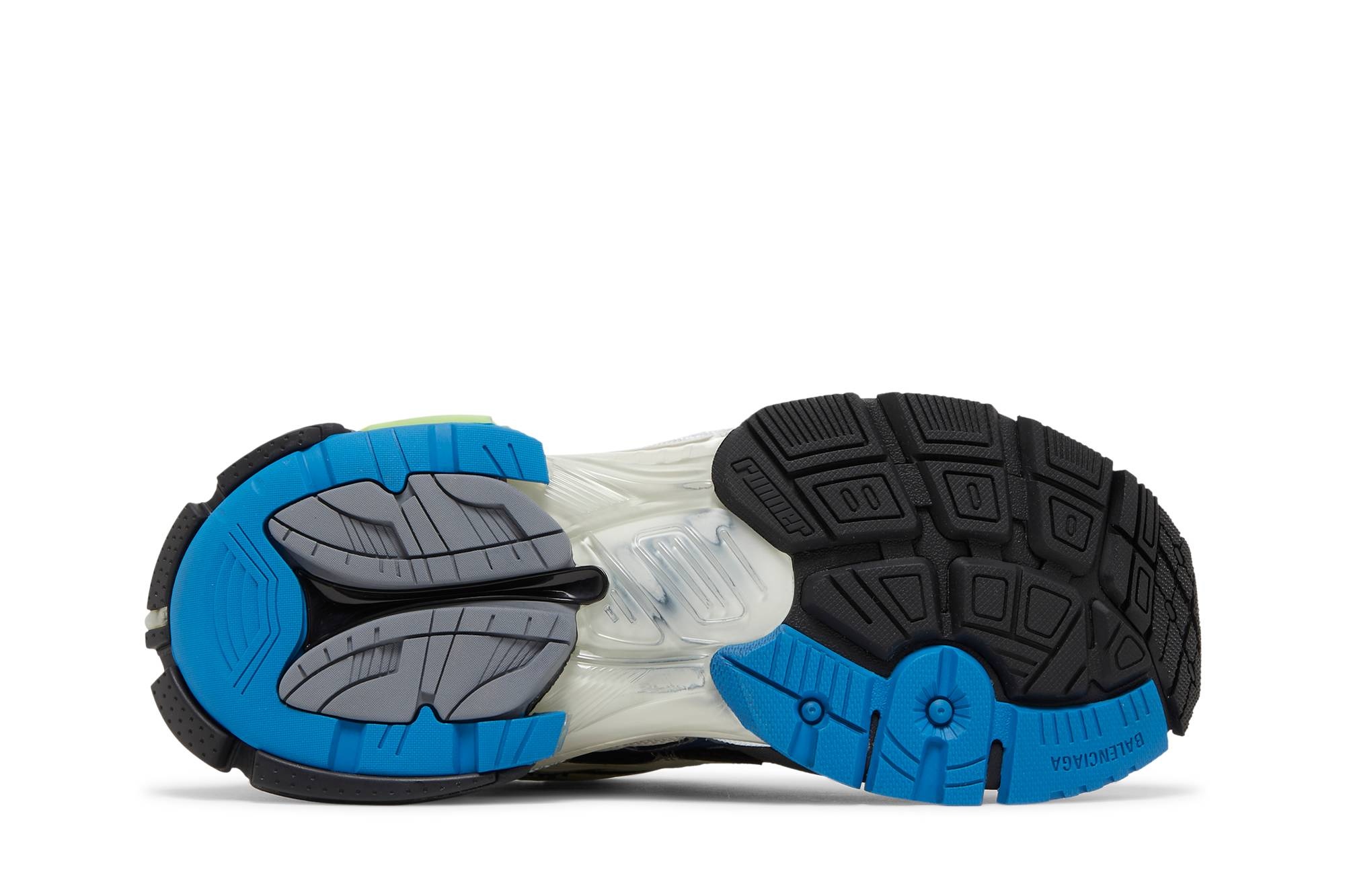 Balenciaga Runner Sneaker 'Grey Blue Green' - 4
