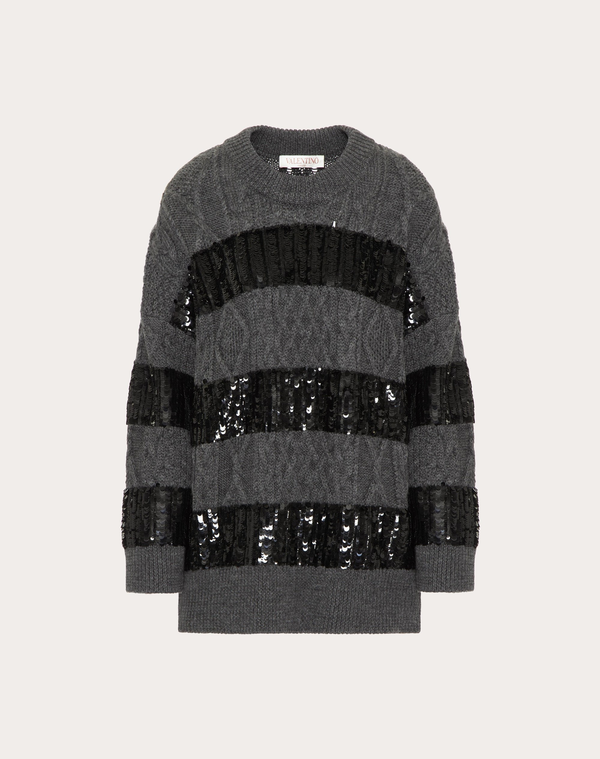 EMBROIDERED WOOL SWEATER - 1
