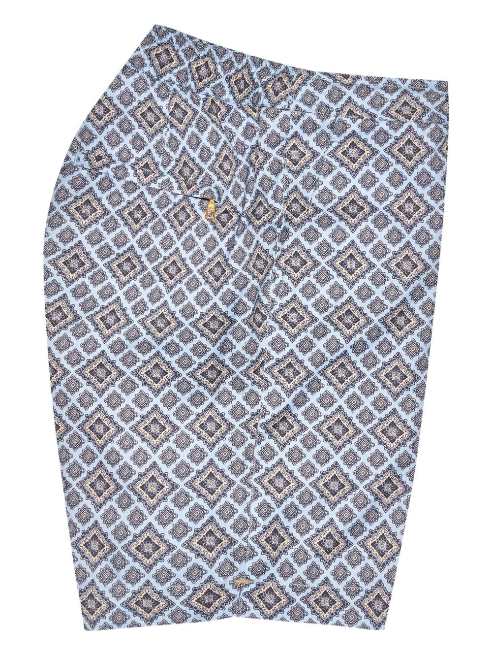 geometric-print swim shorts - 2