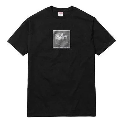 Supreme SS18 Chair Tee Black Printing Short Sleeve Unisex SUP-SS18-0042 - 1