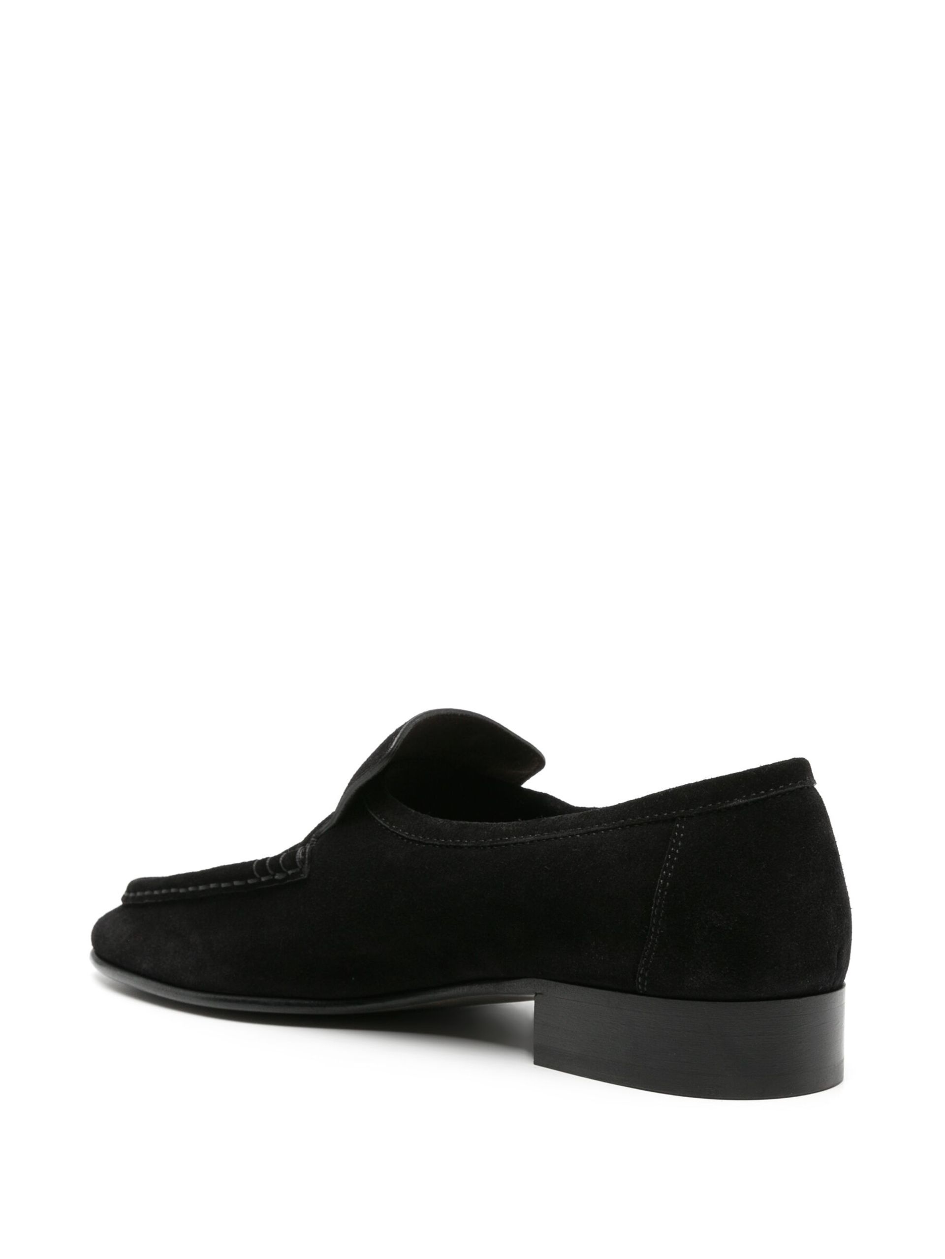 Black Suede Loafers - 3