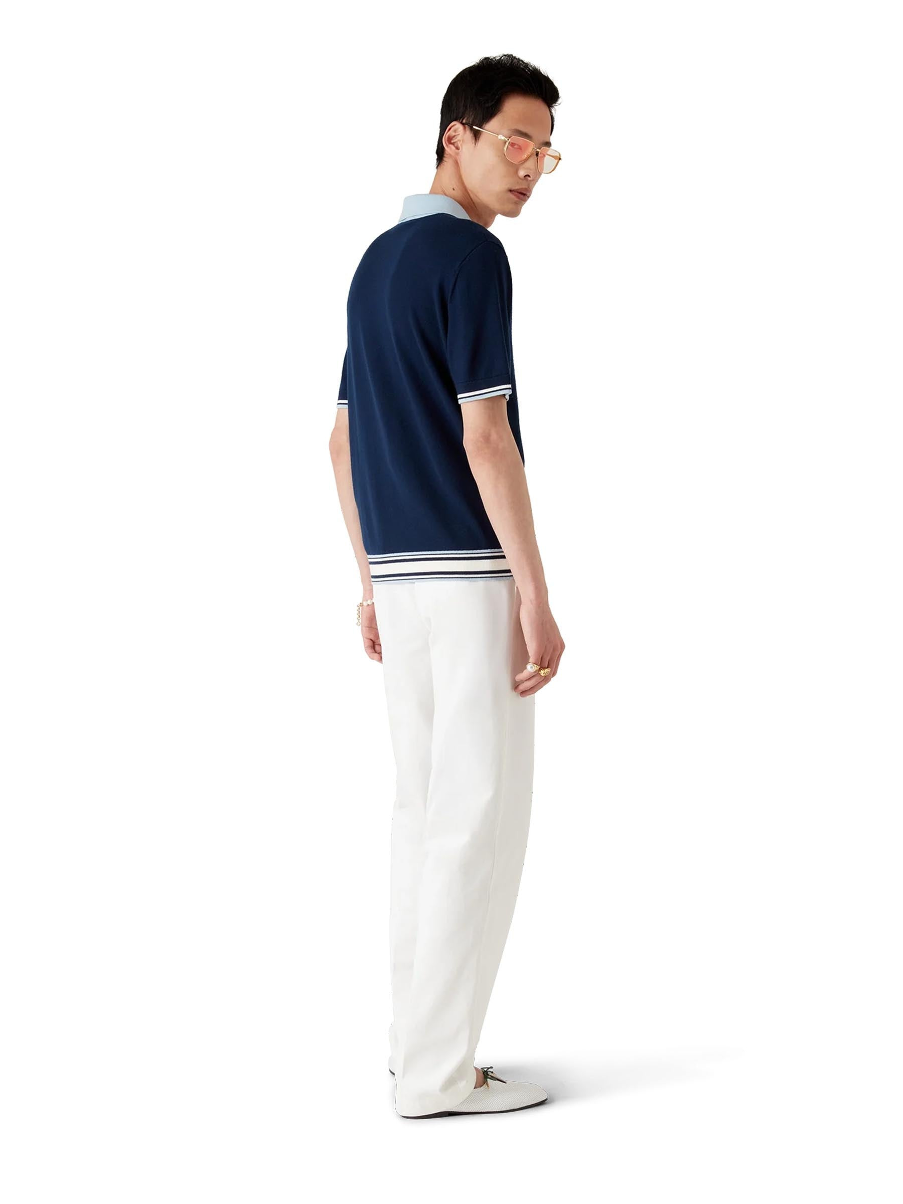 WOOL KNIT POLO - 3
