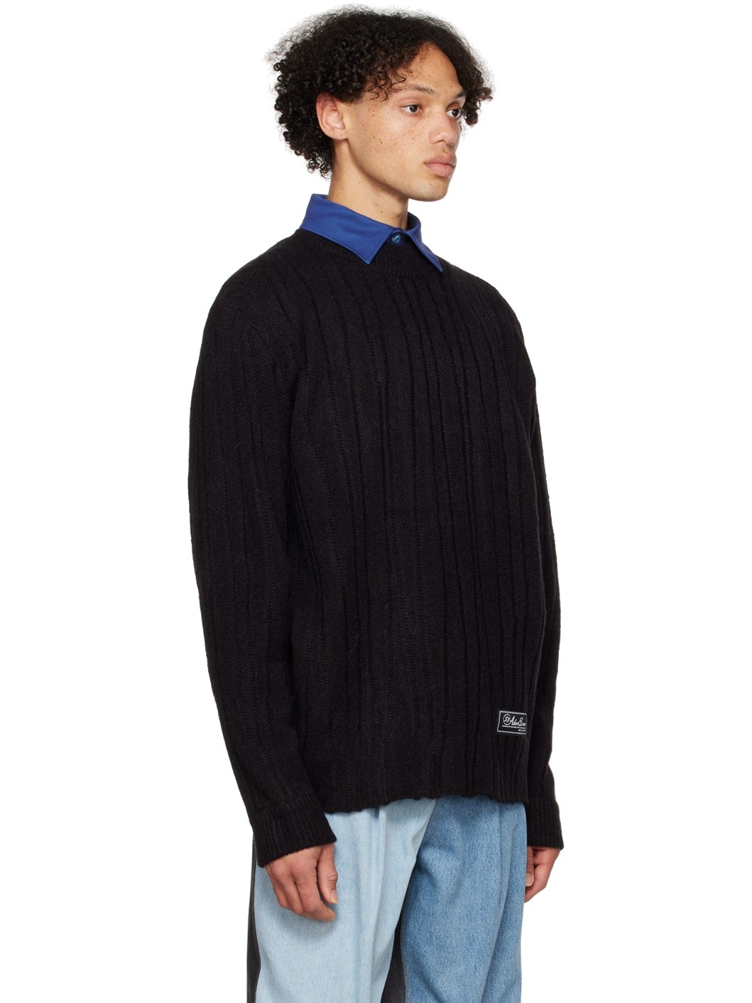 Black Fluic Sweater - 2