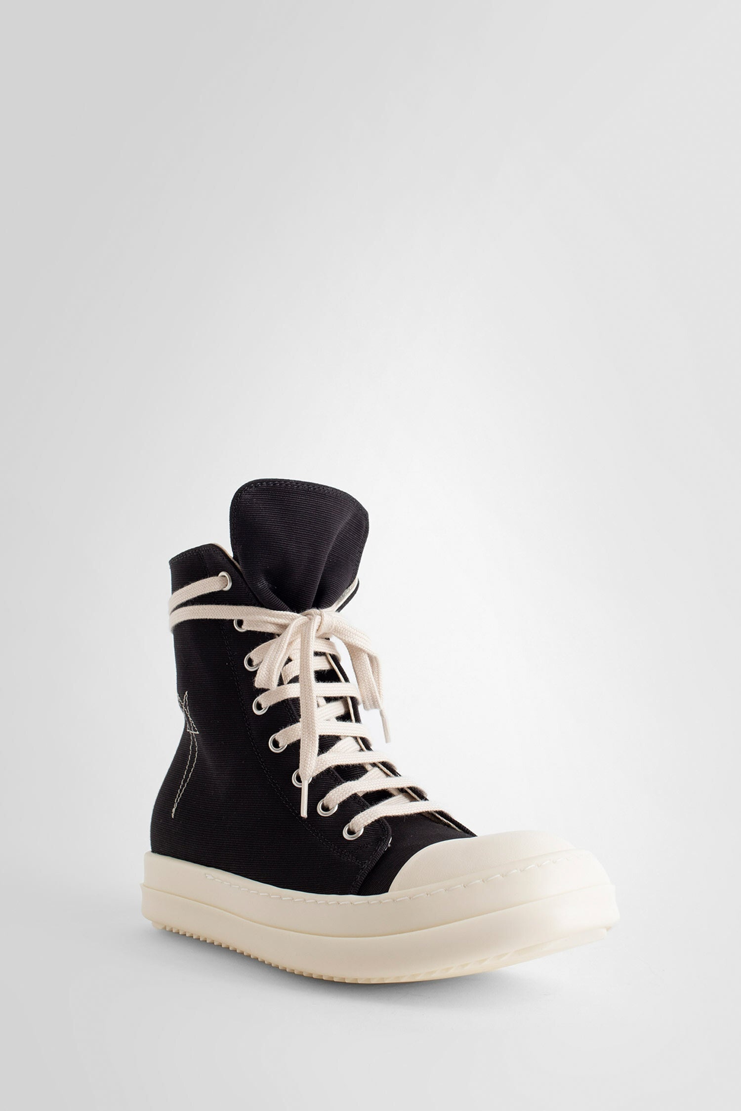 RICK OWENS WOMAN BLACK SNEAKERS - 2