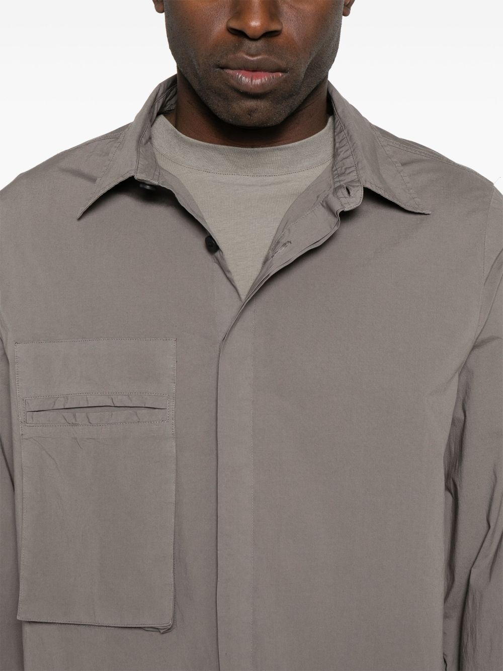 poplin overshirt - 5