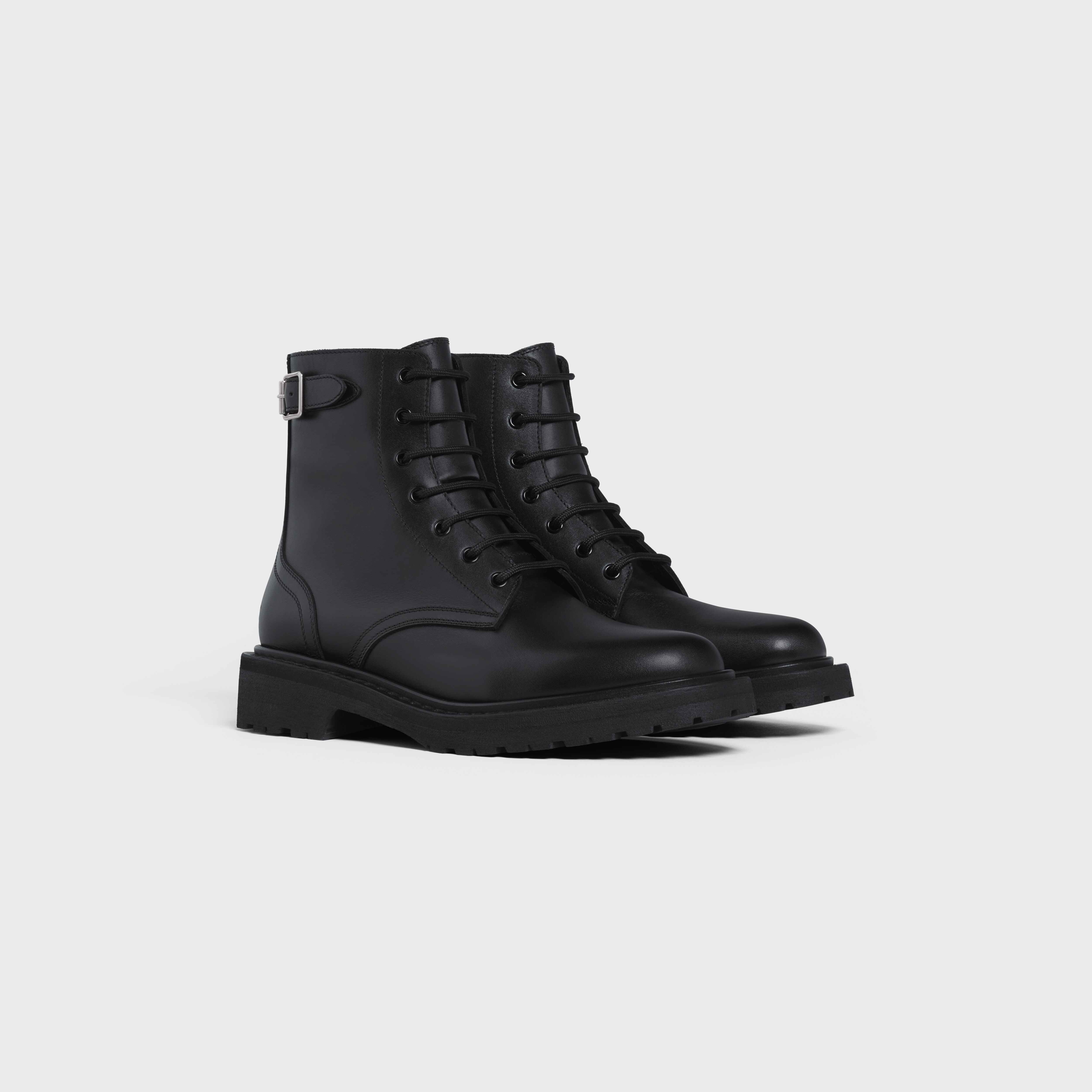 CELINE RANGER LACE-UP BOOT in SHINY BULL - 2