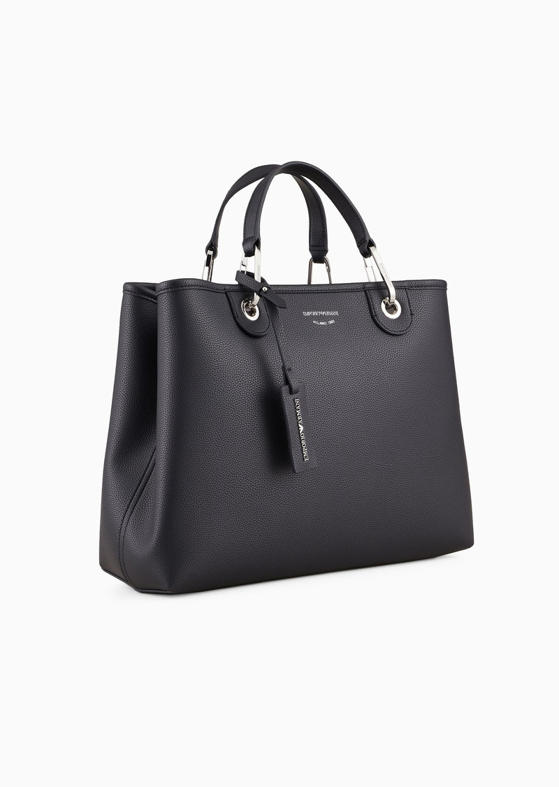 EMPORIO ARMANI Medium MyEA shopper bag with deer print outlook