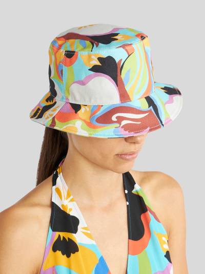 Etro BUCKET HAT WITH FLORAL WAVES outlook