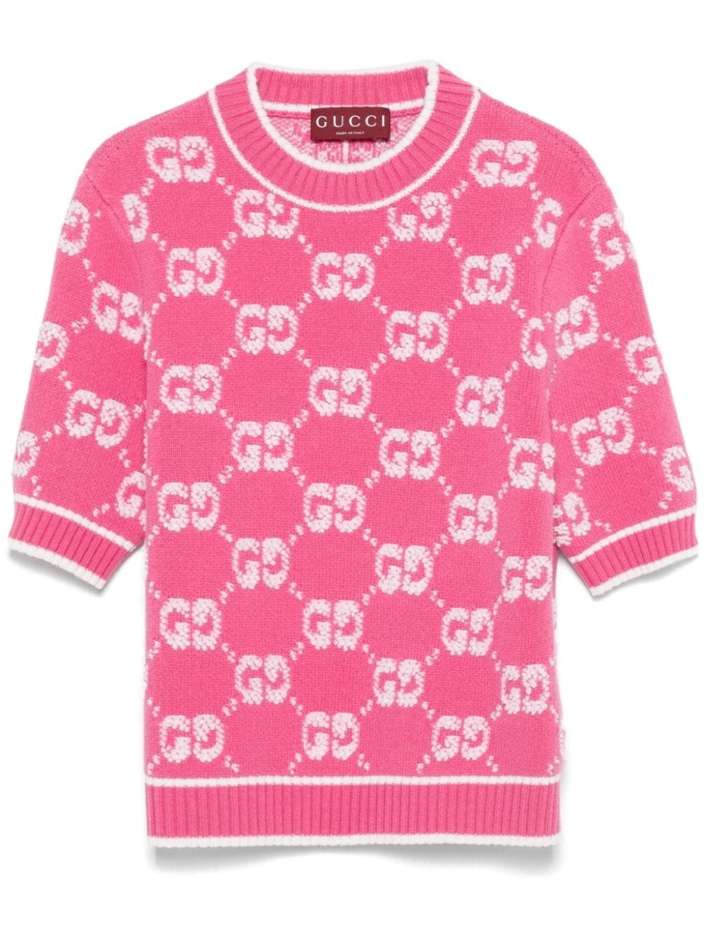 GG jacquard wool sweater - 1