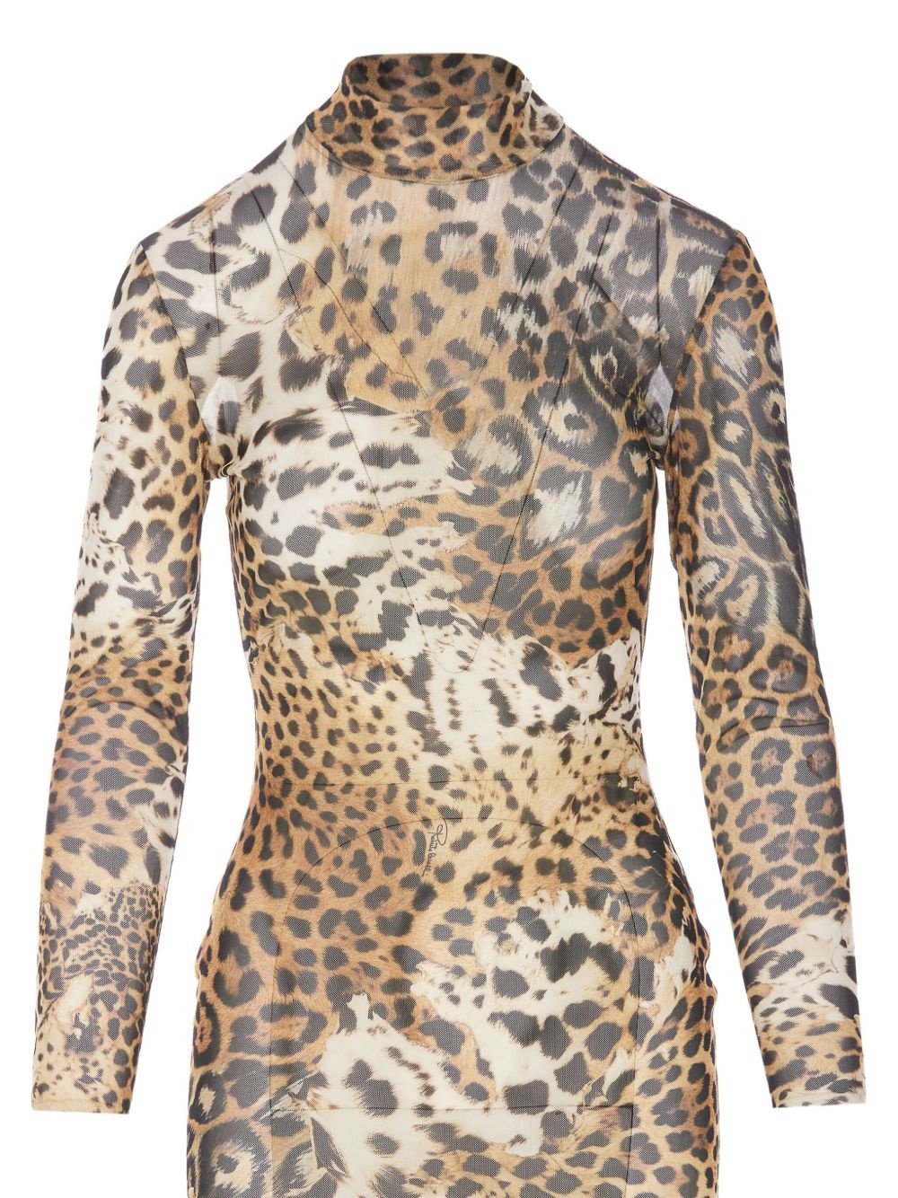 Leopard-print midi dress - 3