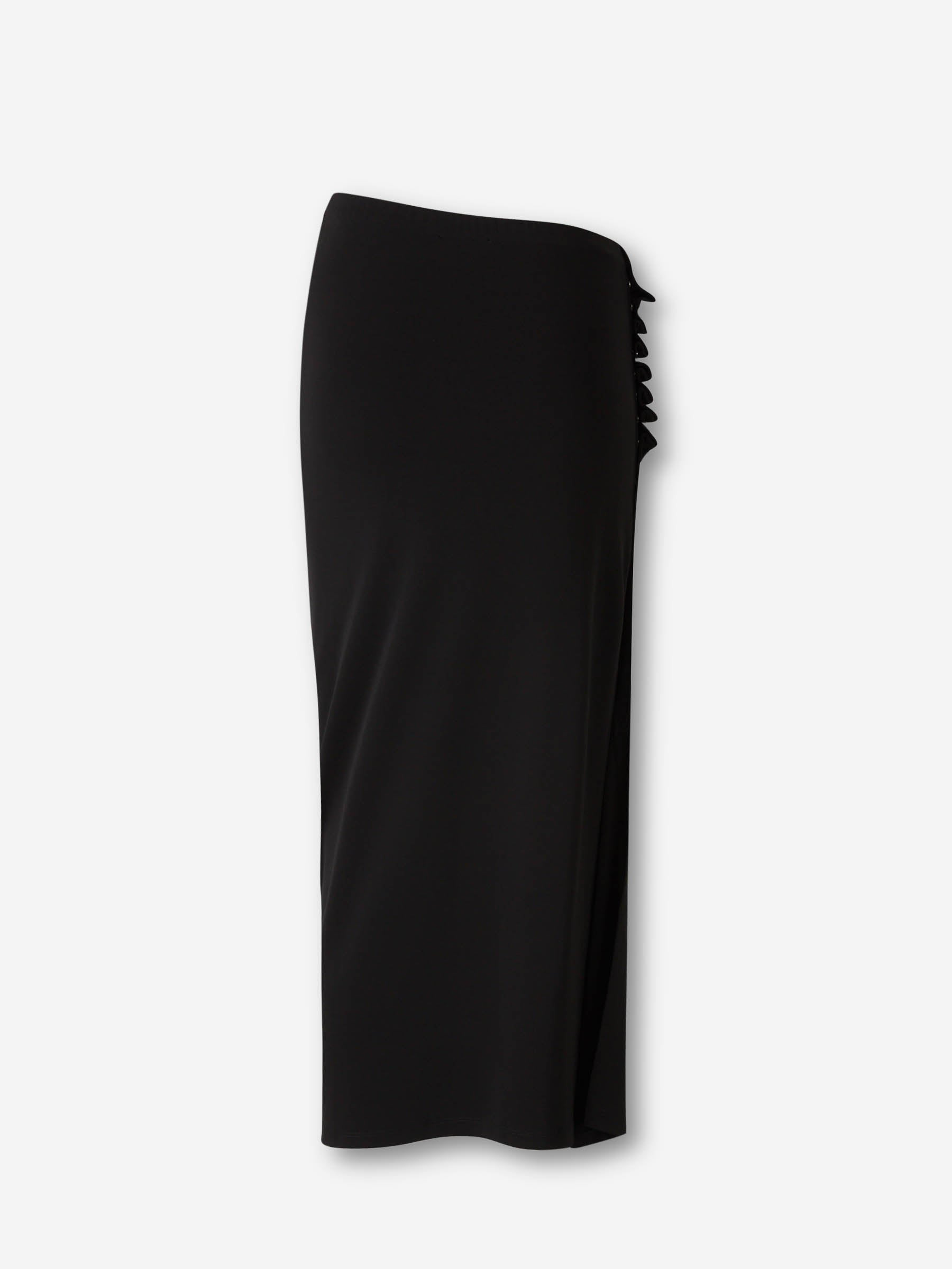 DRAPED MIDI SKIRT - 3
