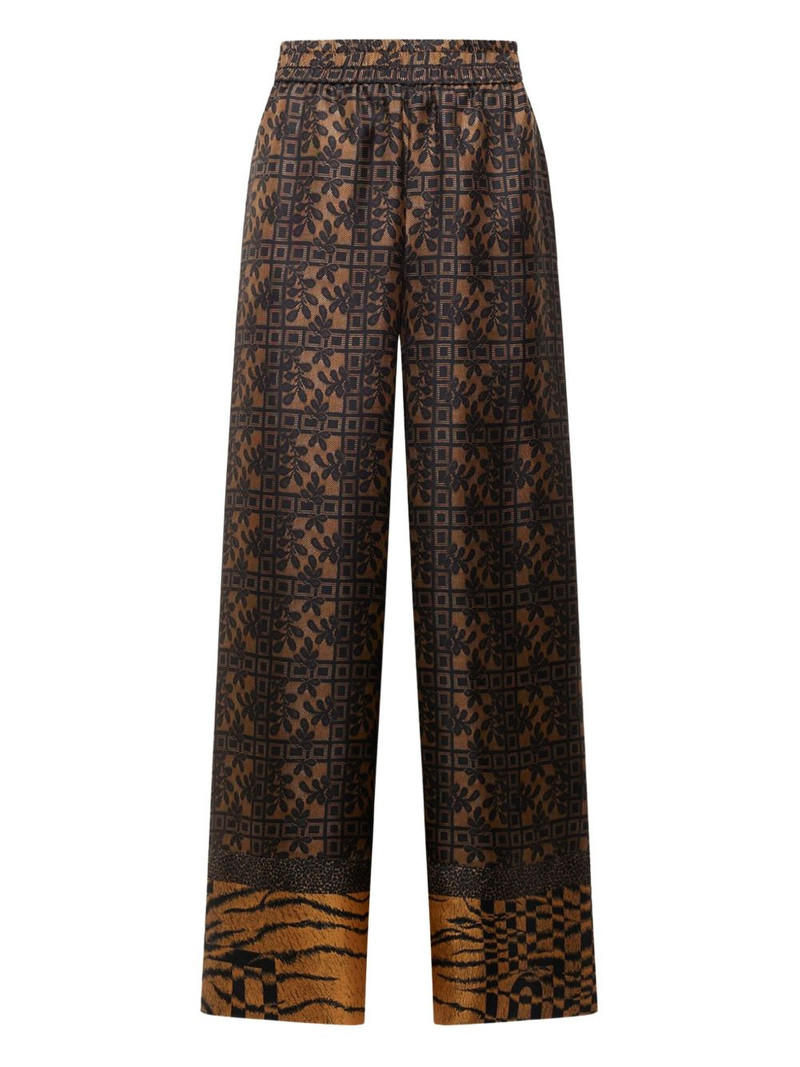 all-over print trousers 1