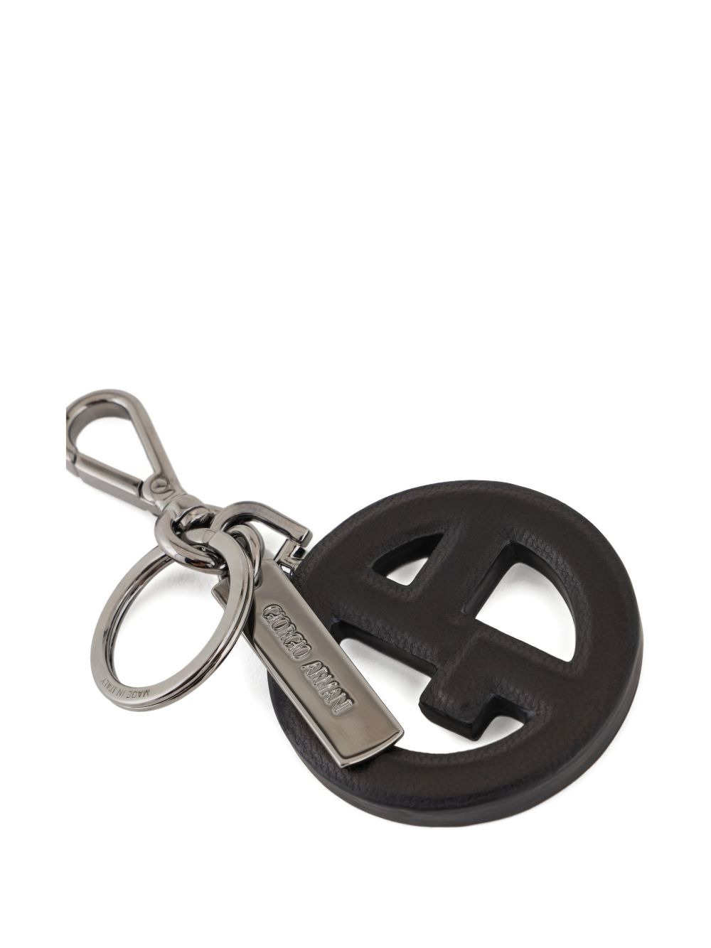 logo-charm keyring - 2
