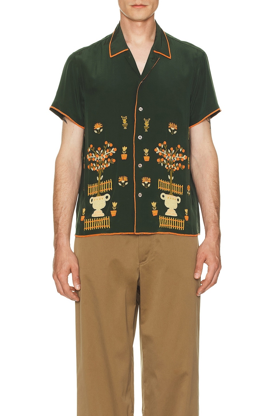 Beaded Paddock Sampler Short Sleeve Shirt - 4