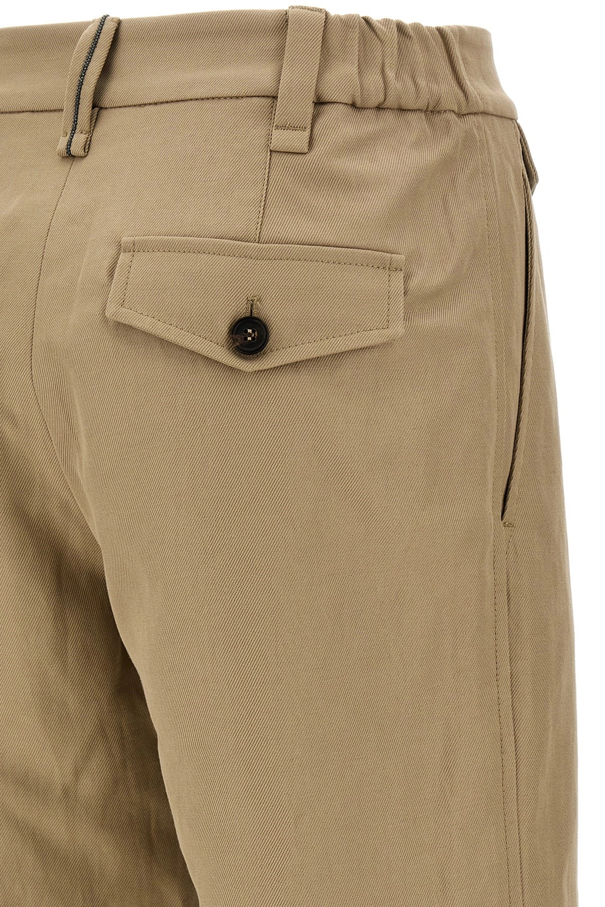Linen cotton trousers - 5